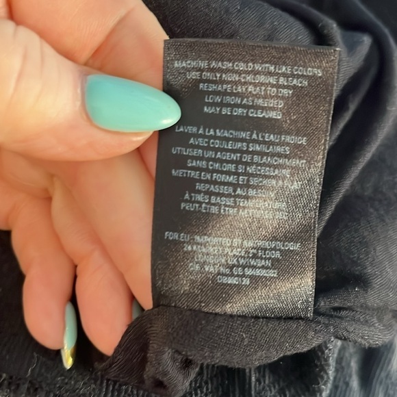 Anthropologie Ett:Twa Valery Dress Jacquard Sleeveless Square Neck Size XS - Picture 10 of 10